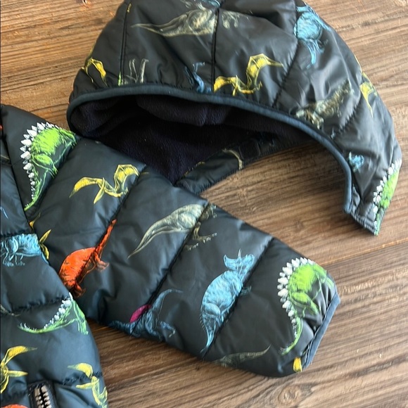 HM Kids Dinosaur Print Puffer Jacket - Picture 15 of 15